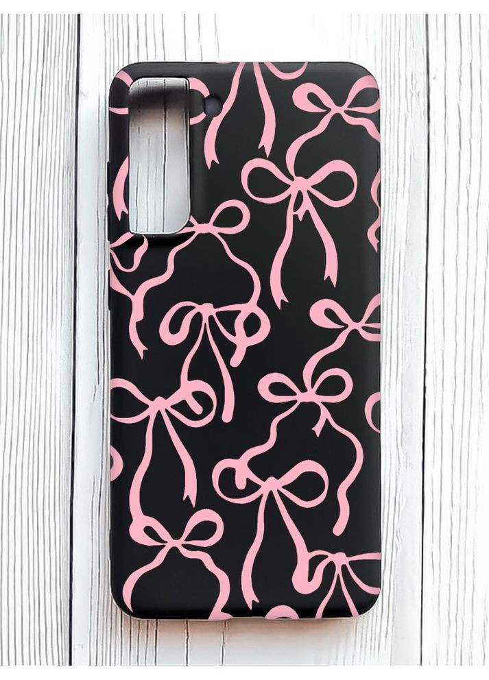 Матовый чехол на Samsung Galaxy S21 FE Бантики (принт 406) Creative (355410003)