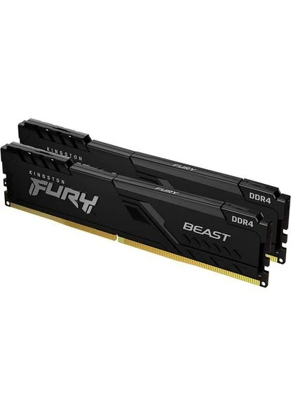 Память ПК DDR4 32GB KIT (16GBx2) 3733 FURY Beast Black Kingston (314832552)