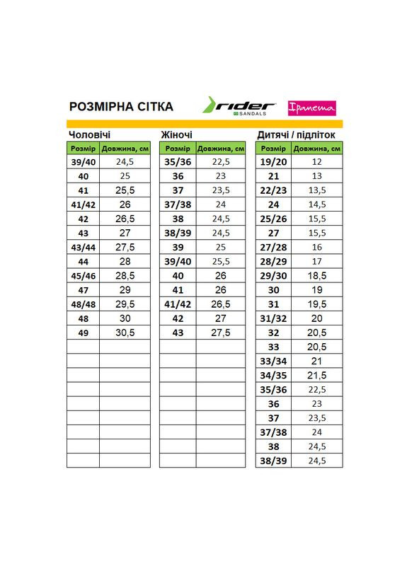 Оранжевые пляжные пляжные шлепанцы Rider