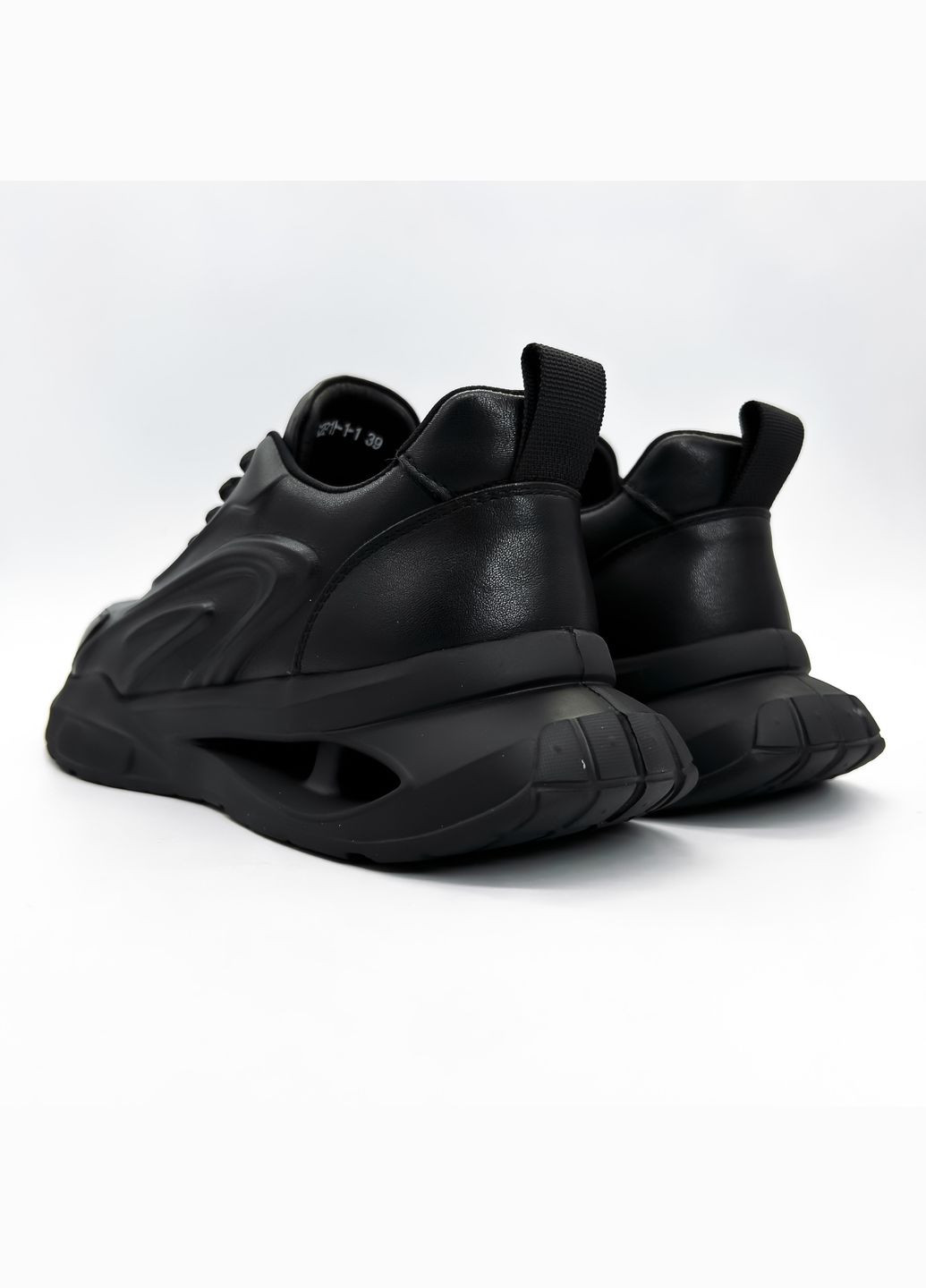 Черные кроссовки (р) кожа 0-2-2-am-6281n-1-1 Danler