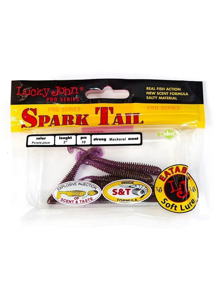 Віброхвіст LJ Pro Series Spark Tail 2,0in S13 м'який пластик 10 шт (набір 10 шт) No Brand (402452139)