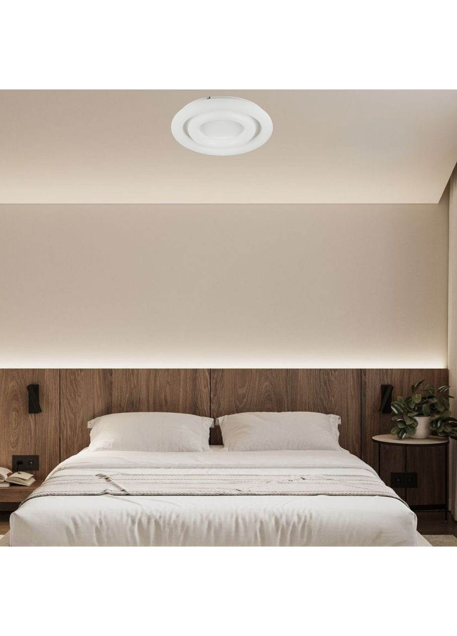 Стельова led люстра 50см 80W з пультом і додатком (97-MX6006 (500+330) No Brand (370072528)