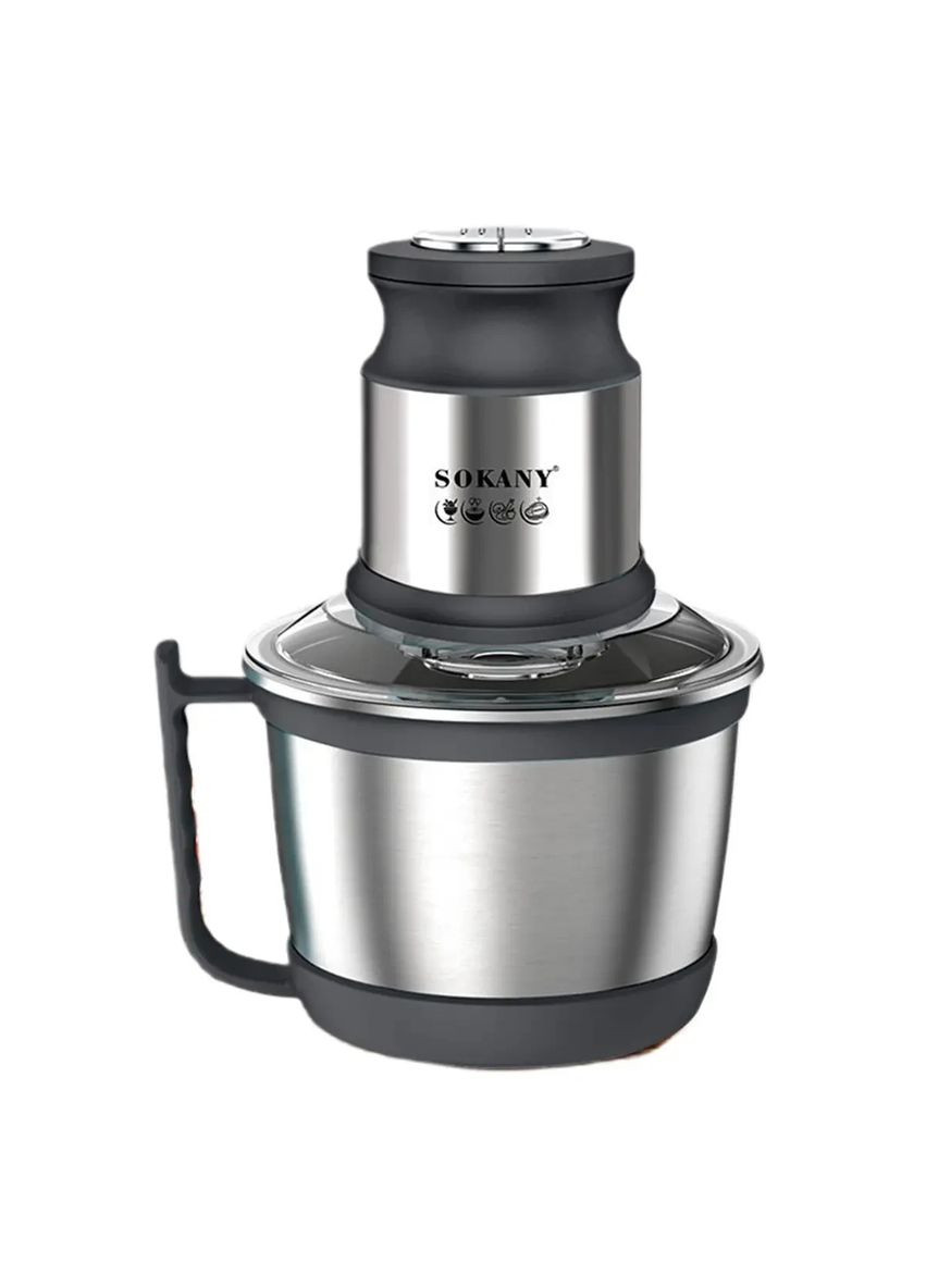 Чопер измельчитель с чашей 3 литра 4 лезвия нержавеющая сталь овощерезка Sokany (322404244)