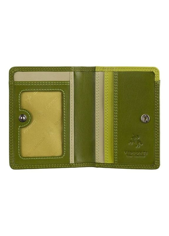 Кожаный кошелек-картхолдер RB111 Madagascar Lime Multi (RB111 LIME M) Visconti (338378780)