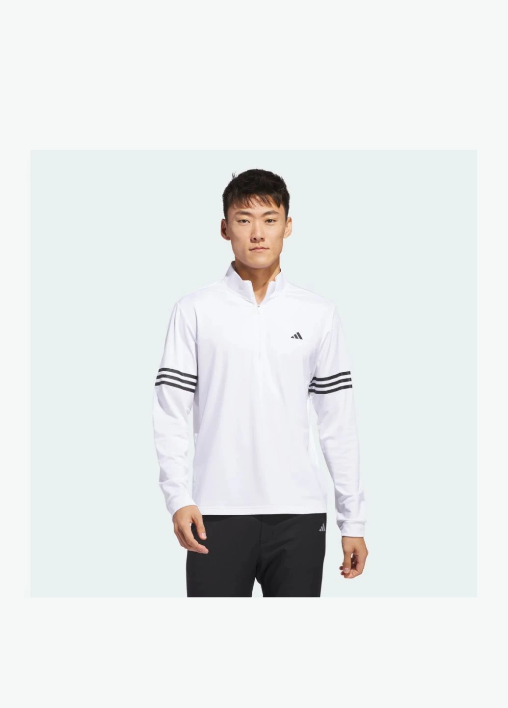 Світшот Adi 3-Stripes Half-Zip Performance IQ2918 adidas (378370837)
