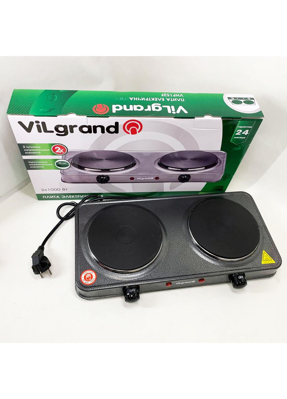 Настільна плита електрична VHP152F. Колір: сірий Vilgrand (364665604)