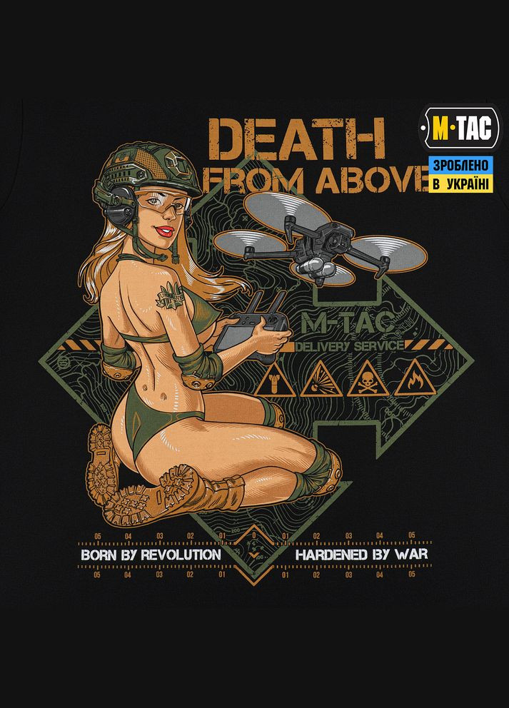 Футболка Delivery Service Мавік Black M-TAC (315146712)