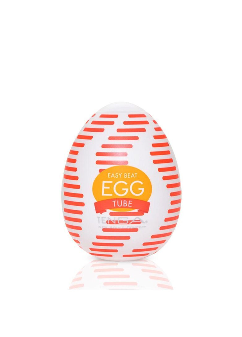 Мастурбатор-яйце Tenga Egg Tube, рельєф з поздовжніми лініями No Brand (366877091)