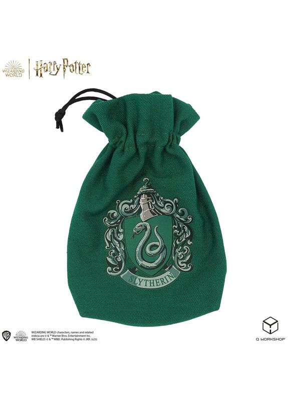 Настольная игра Набор кубиков с мешочком Harry Potter. Slytherin Dice & Pouch (5) Q-Workshop (371882825)