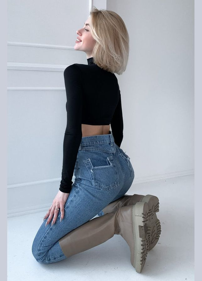 Кроп-топ с горловиной DARI CO Mercy GH20612/1 black (347246029)