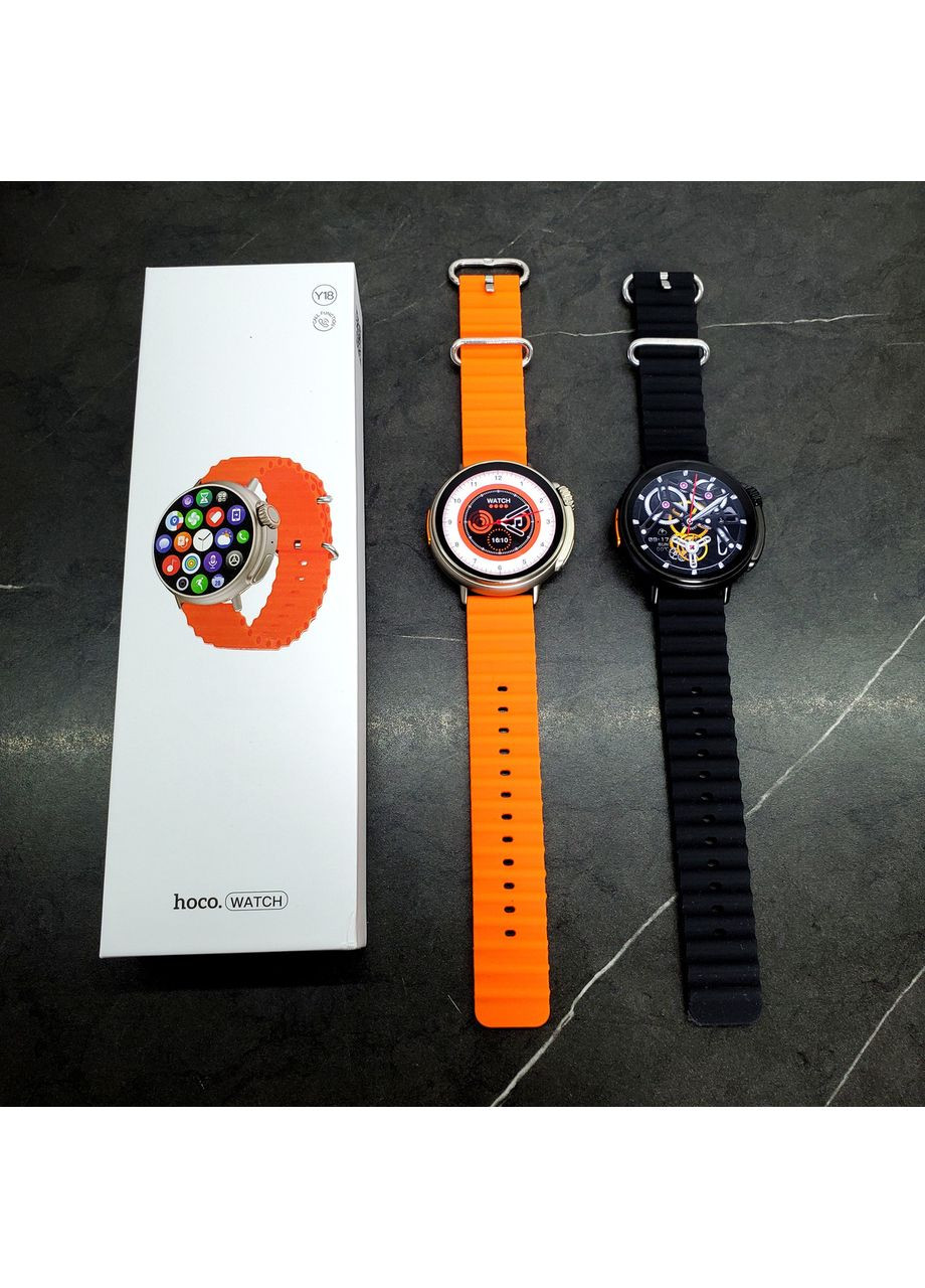 Смартчасы Smart Watch Y18 300 мАч из цинкового сплава, укр меню Hoco (353497635)