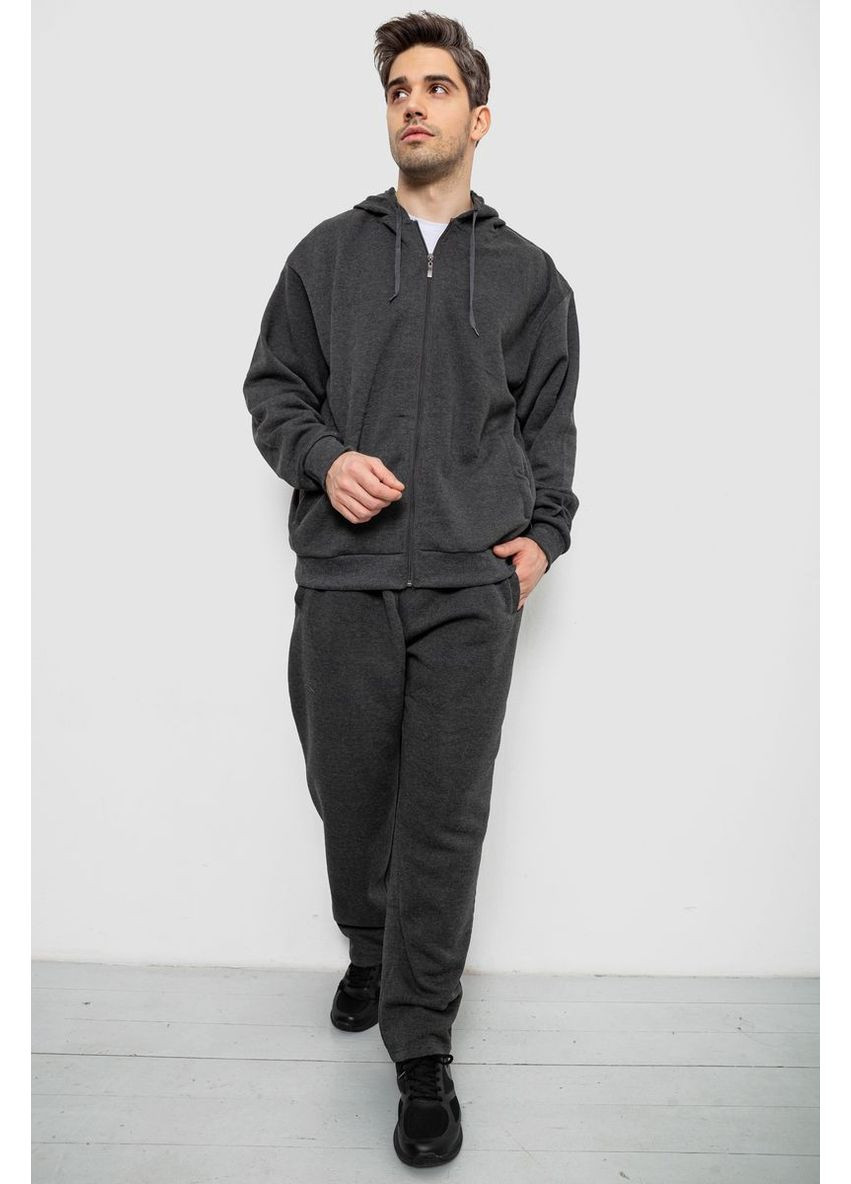 Серый демисезонный спортивный костюм мужской на флисе, 244r917 Ager