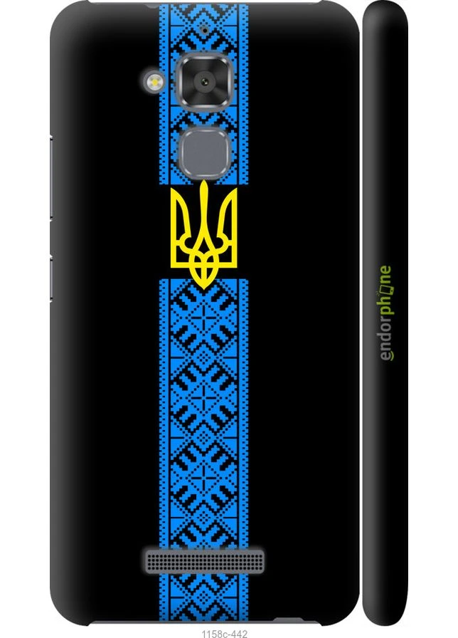 Чехол на Asus Zenfone 3 Max ZC520TL Тризуб в вышиванке "1158m-442-70447" Endorphone (374986548)