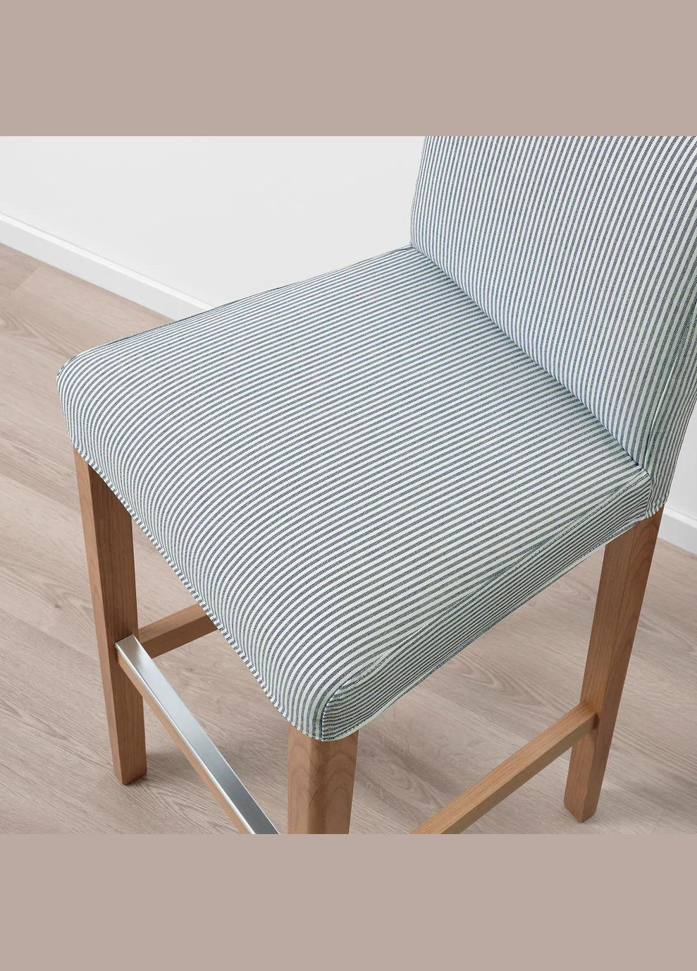 Барний стілець зі спинкою ІКЕА BERGMUND 75 см (s39399777) IKEA (278408863)