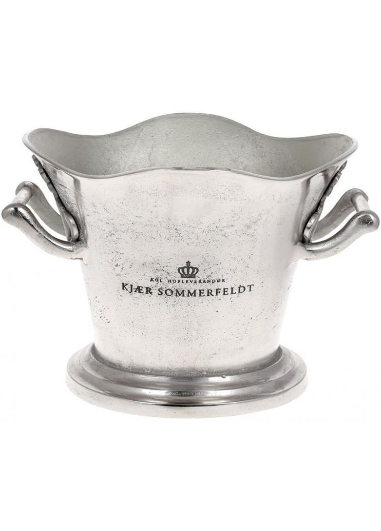 Відро для льоду "Amber" 39.5х24х25см, метал, срібло Bona (297201369)