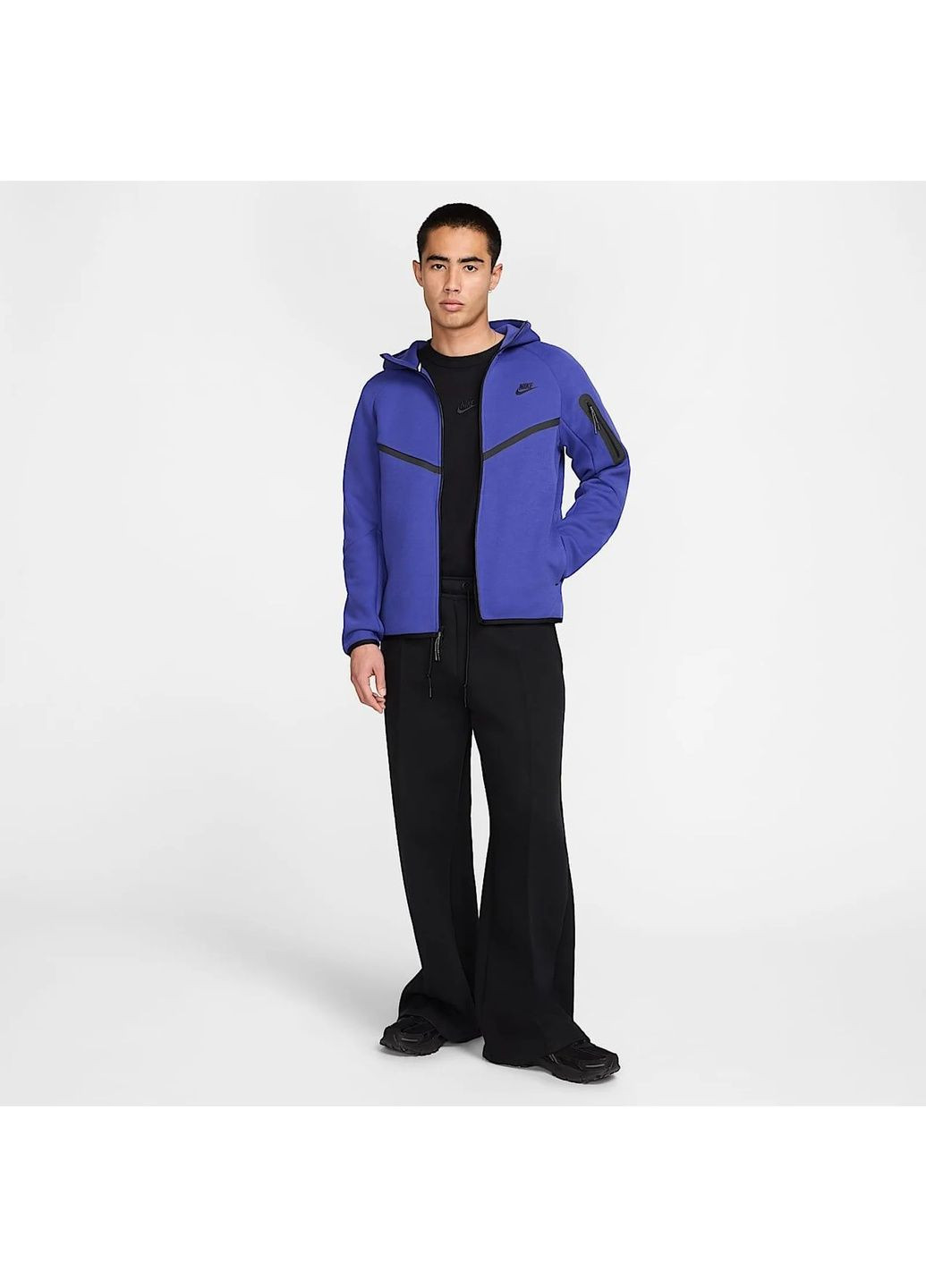 Толстовка чоловіча Sportswear Tech Fleece Violet Nike (364836726)