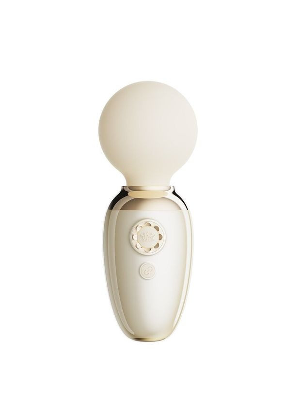 Смарт-вібромасажер AVA Ivory White, 8 режимів, підігрів, дуже потужний та компактний - CherryLove Zalo (332209214)