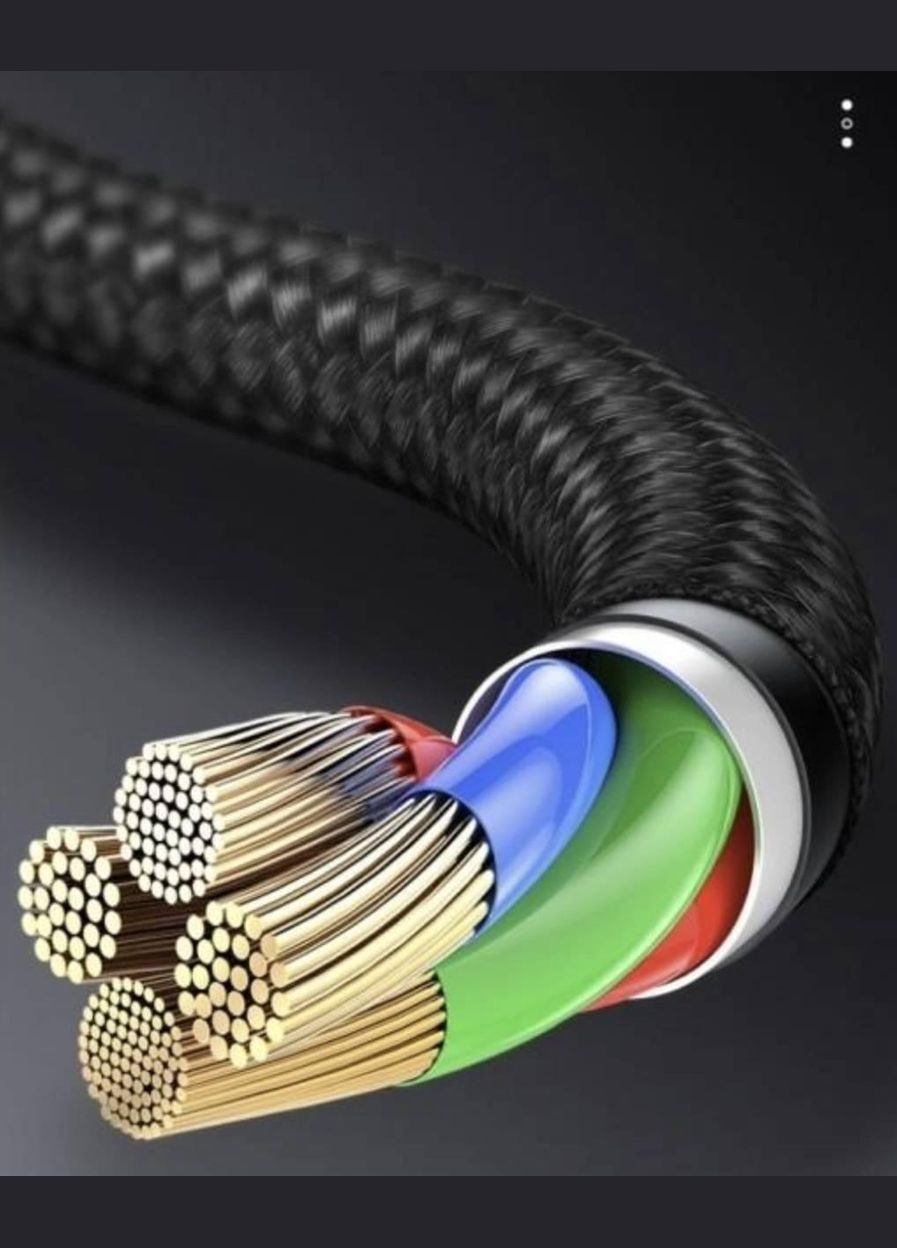 Зарядка USB кабель Bаseus для синхронізації і зарядки iPhone Apple Lightning led підсвічуванням 2 м Чорний Baseus (333707792)