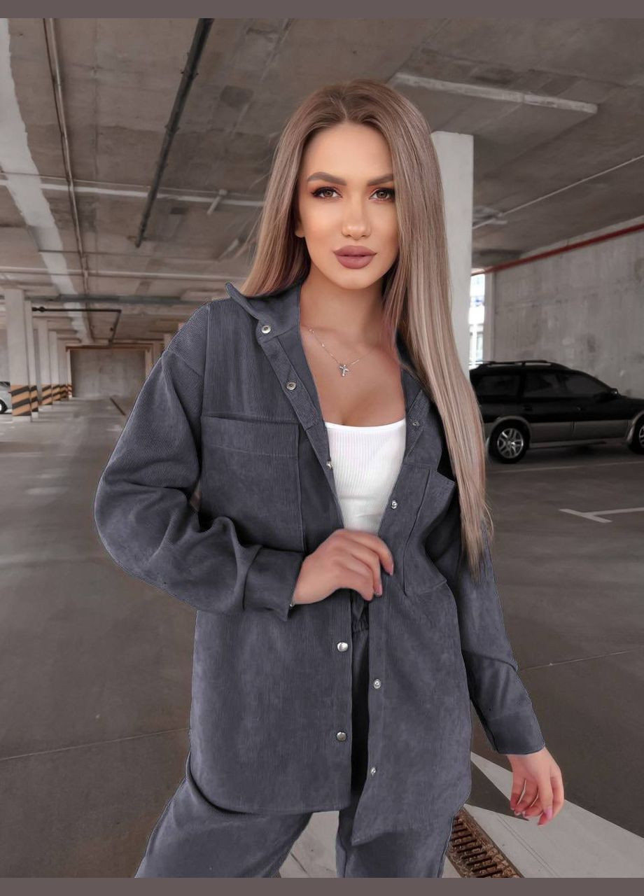 Брючный вельветовый костюм No Brand (331521479)