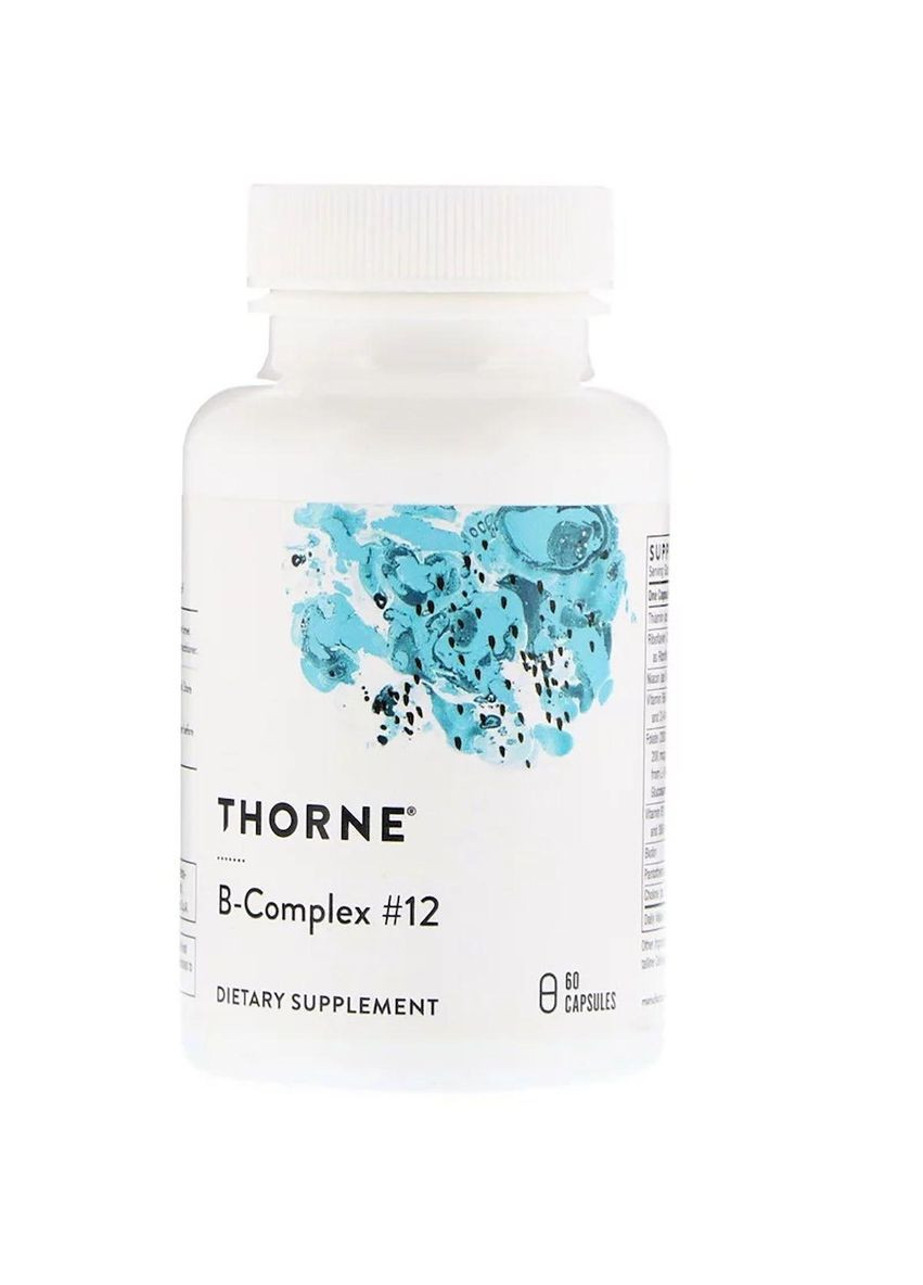 В-Комплекс №12, B-Complex #12,, 60 капсул 0365 Thorne Research (364194937)
