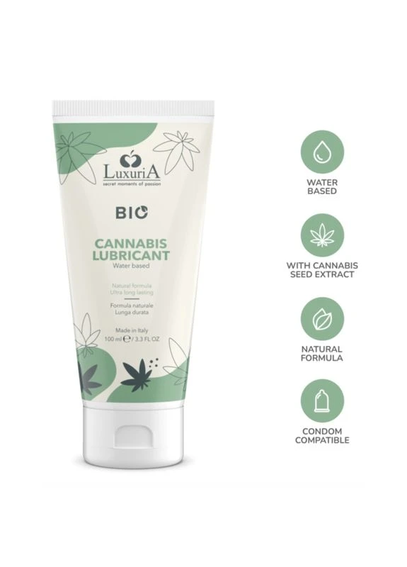 Натуральний лубрикант Luxuria Bio Cannabis Lubricant, 100мл Intimateline (381413695)
