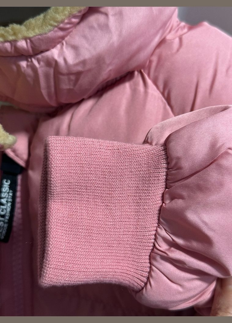 Рожева куртка для дітей єврозима рожева 10603 No Brand