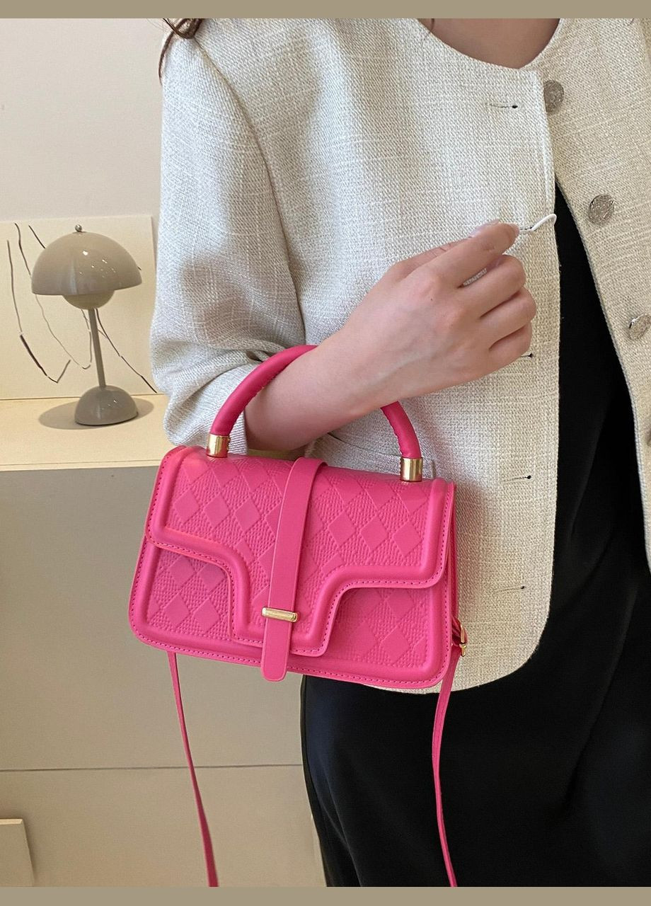 Женская сумка 4354 кросс-боди розовая No Brand (290665321)
