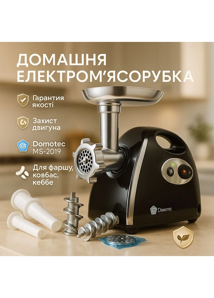 Мясорубки для колбасок, Электромясорубки для дома бара Мясорубка обычная YI-56 Domotec (401683925)