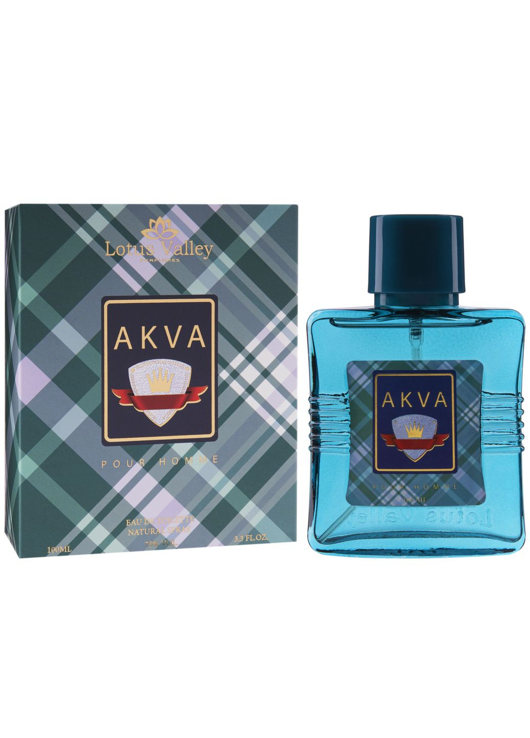 Туалетная вода мужская Akva - 100 мл Lotus Valley (305391586)