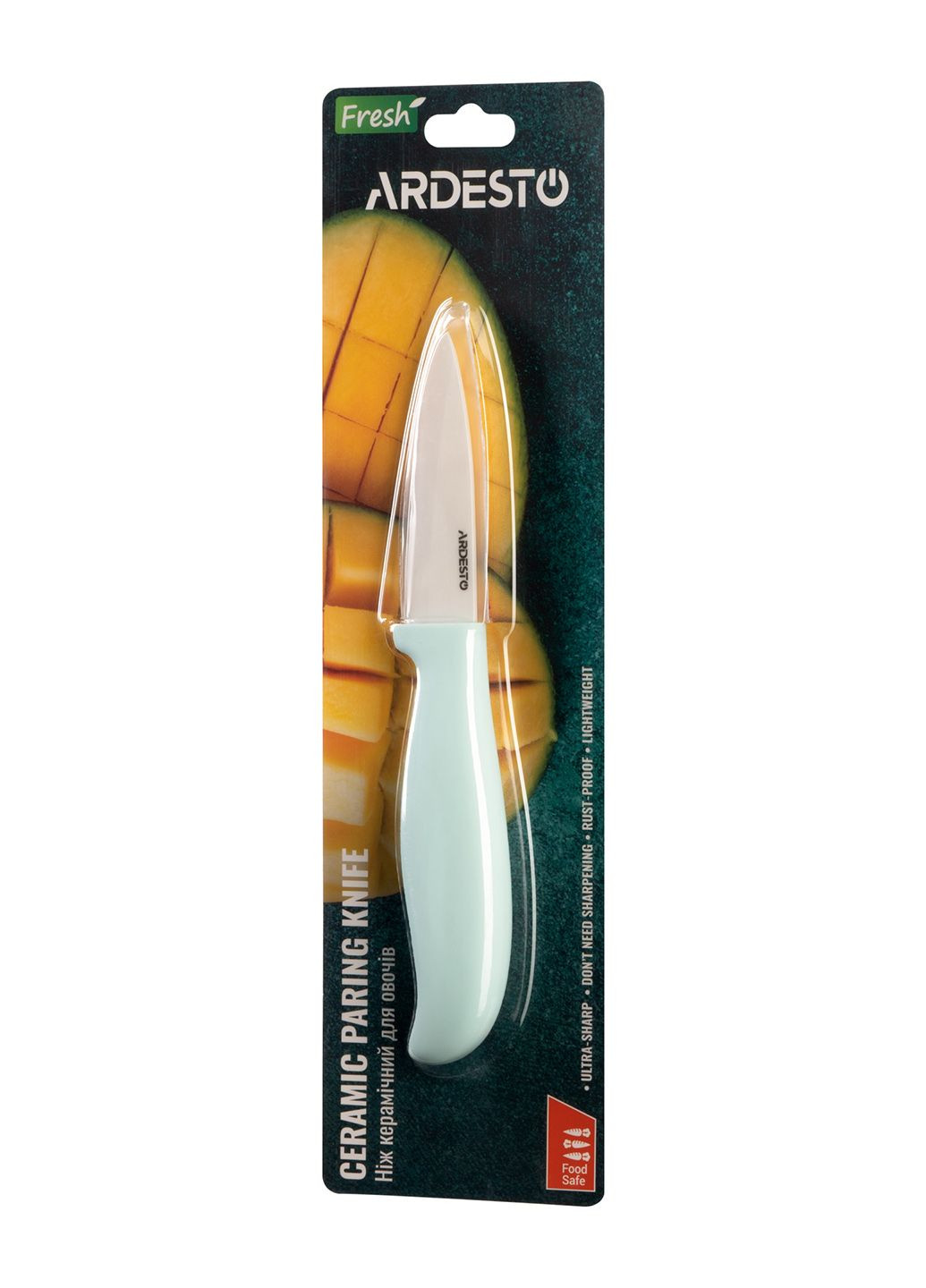 Ніж кухонний керамічний для овочів 7.5 см Fresh Blue AR2118CT Ardesto (296984627)