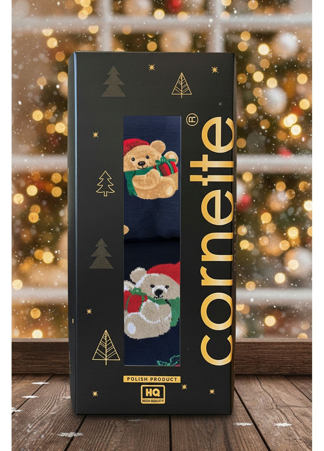 Набор подарочный Трусы-боксеры и носки новогодние 914/02 Teddy Cornette (370218201)