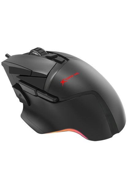 Мишка GM-520, ігрова 12800dpi., 9кн., RGB, високий профіль, чорна XTRIKE ME (314778788)