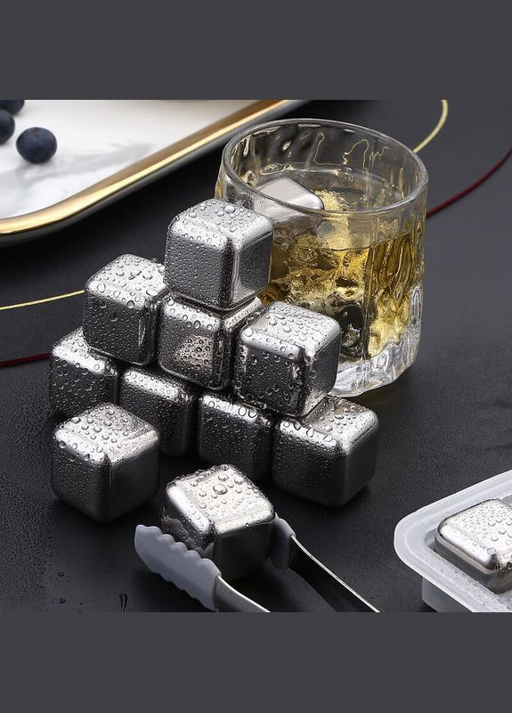 Охлаждающие Камни для напитков из нержавеющей стали комплект 8 шт (М1700150) Poly Steel (301021286)