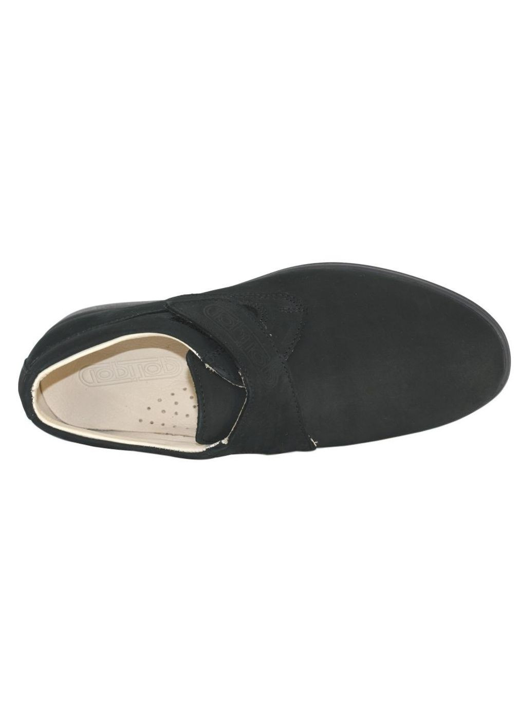 Черные закрытые туфли 2112 для мальчиков черные, нубук. размер 36 Topitop