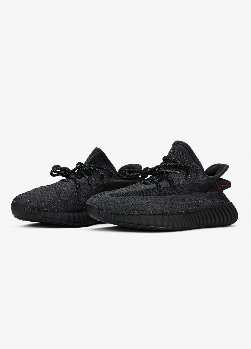 Кросівки жіночі і чоловічі Adidas Yeezy boost 350 reflective black | Адідас Ізі буст 350 рефлективні чорні No Brand чорні всесезони (313653548)