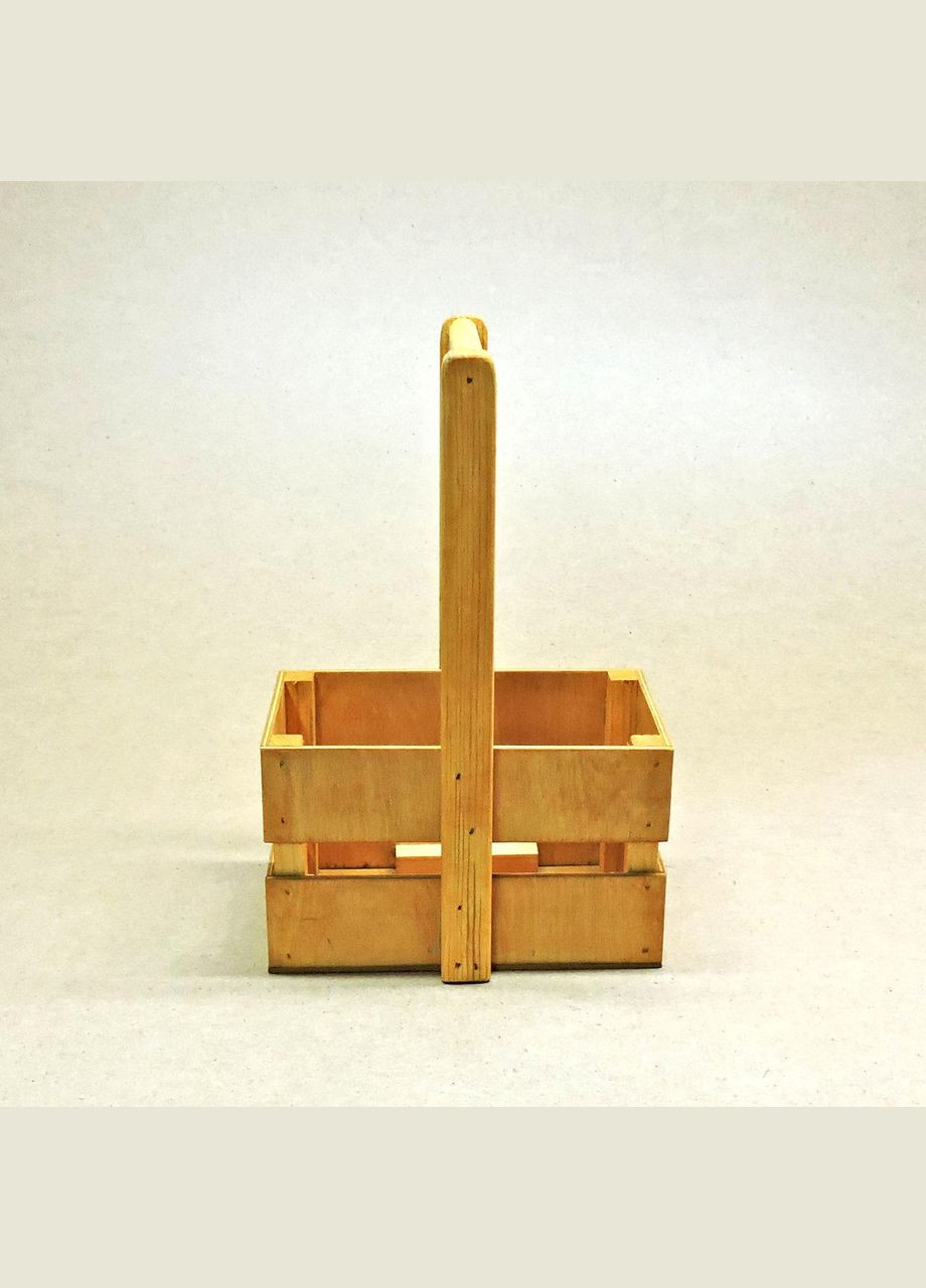 Подарочная корзинка из дерева Шелли 12х20 карри (ПДК-0022103) No Brand (328909499)