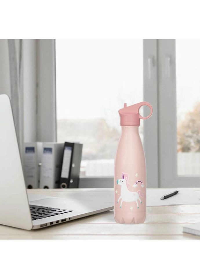 Термокружка Unicorn MR-1645-C 400 мл рожева Maestro (335882875)