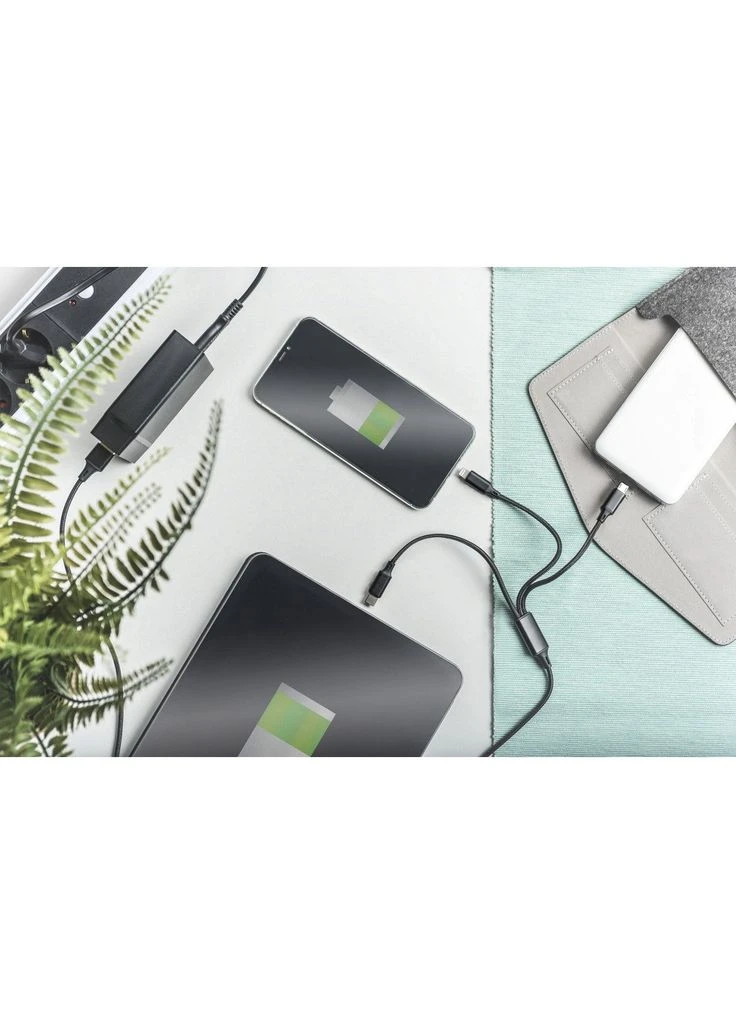 Дата кабель USB 2.0 AM to Lightning + Micro 5P + USB-C 1.0m charge only (ek19365) Digitus USB 2.0 AM to Lightning + Micro 5P + USB-C 1.0m ch (391677014)
