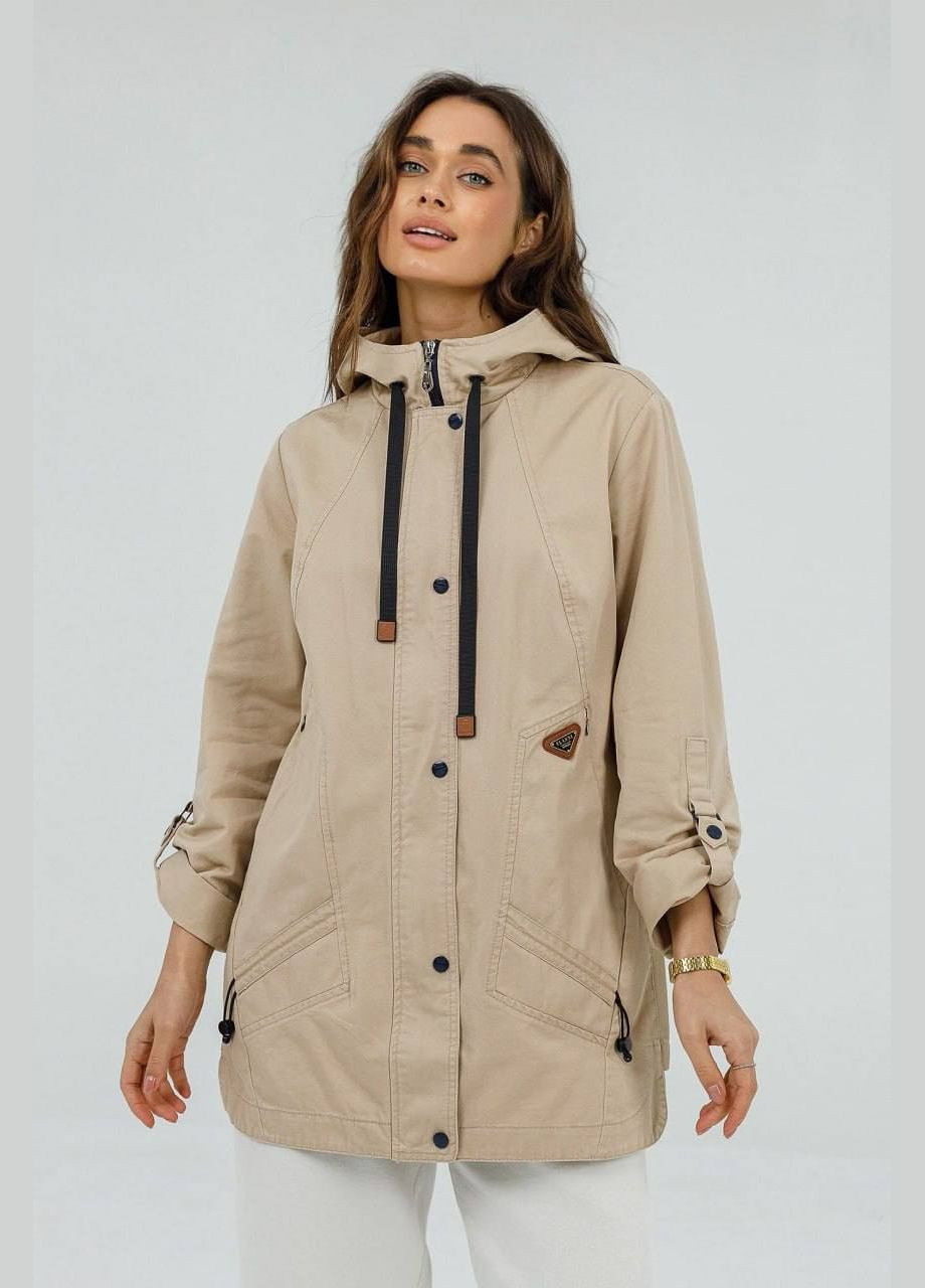Бежева демісезонна куртка Lora