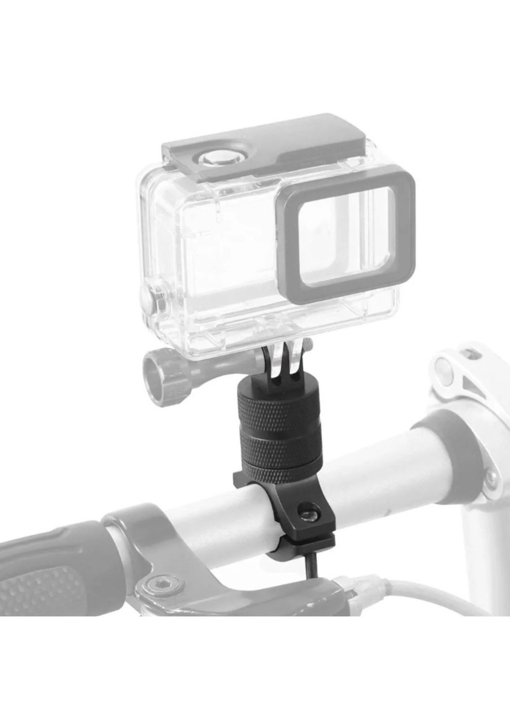 Металеве кріплення на кермо для екшн-камер GoPro, Sjcam, Eken з поворотом 360 No Brand (284177375)