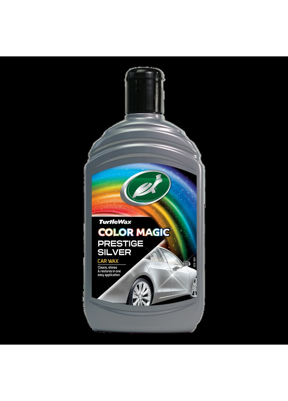 Полироль для кузова с восстановлением цвета Color Magic Silver серебряная, 500 мл Turtle Wax (360874596)