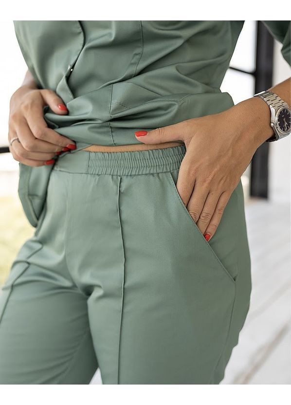 Жіночий медичний костюм Біата котон три чверті рукав 46, No Brand (361360251)