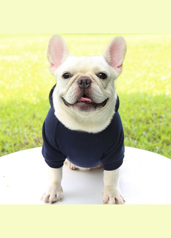 Толстовка с карманом для собак Pet Style "Однотон" Синяя L No Brand - (323231950)