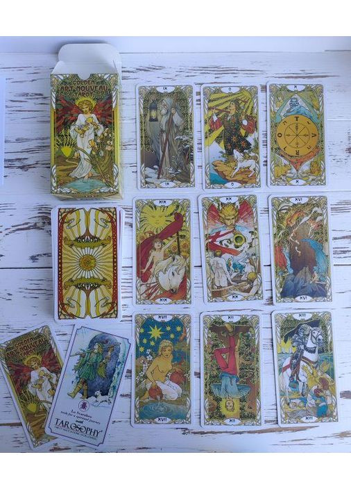Карти Золоте Таро Уейт Арт-Нуво Golden Art Nouveau Tarot Lo Scarabeo (351372615)
