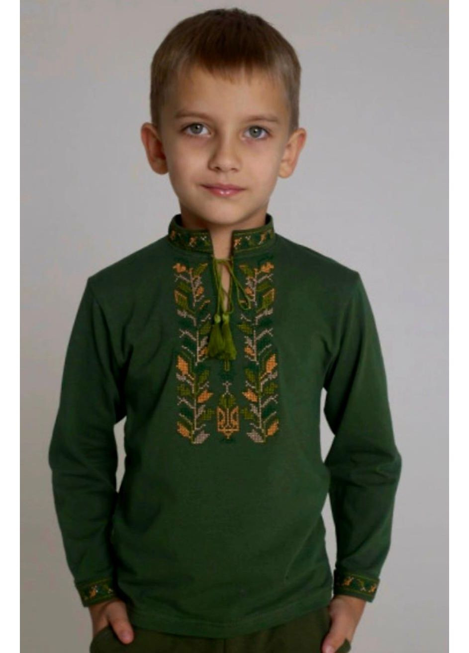 Темно-зелена вишиванка Minikin (352770021)