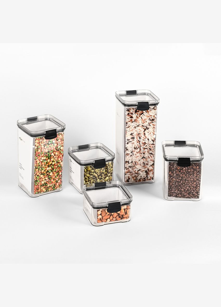 Ємність для зберігання MY HOME ZERNO S Прозора 0.7 л (KP-88 S T) MVM (301002427)