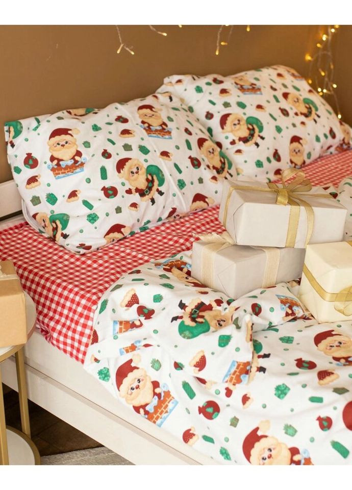 Постільна білизна сімейна Home Байка 20947 160х215х2 см DUSHKA (336327568)