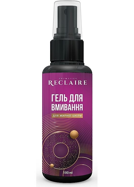 Гель для вмивання для жирної шкіри 100ml (1192120-120129) Reclaire cosmetics (368633964)
