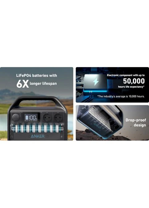 Зарядна станція 535 PowerHouse - 512Wh Anker (397634716)