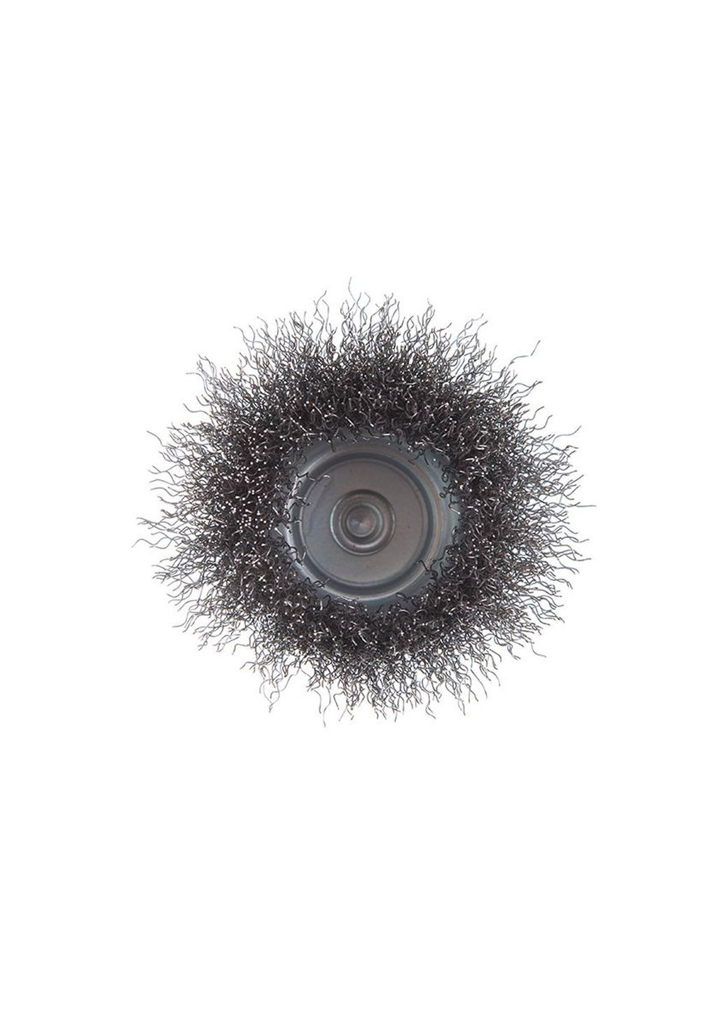 Щетка торцевая на дрель 75 мм рифленая стержень 6 мм (BT-9075) Intertool (365253500)